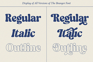 Branger - Modern Retro Serif