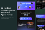 Hosteve - Event Website Template, a HTML Template by TNCFlow (Thumbnail 1 of 5)