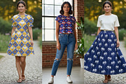 Lovely Elephant Patterns, a Pattern Graphic by ThaiByGaew (Thumbnail 3 of 3)