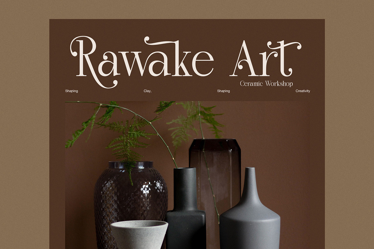 Think Swite Elegant Serif Font, a Serif Font by Graphicxell (Photo 5 of 8)