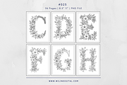 26 Alphabet Coloring Pages For Kids, an Illustration by Wilin Digital (Thumbnail 2 of 3)