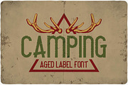 Camping typeface, a Symbol Font by VozzyStock (Thumbnail 6 of 7)