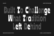 Basler - Reverse Contrast Sans, a Sans Serif Font by Mbonster Design Studio (Thumbnail 6 of 15)