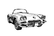 American Muscle Motors Drawings, a Sport Illustration by Doggy Days (Thumbnail 4 of 8)