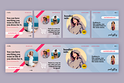 Instagram panoramic post template, a Social Media Template by SPACECAKE (Thumbnail 2 of 4)