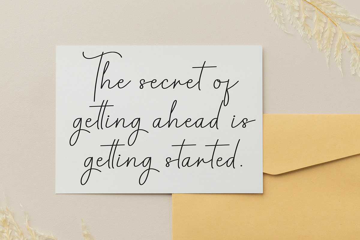 Daniel Signature | Script Font, a Handwritten Font by Scratchones (Photo 4 of 8)