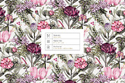 Soft Blossom Watercolor Floral Print, a Pattern Graphic by TSTUDIO (Thumbnail 2 of 10)