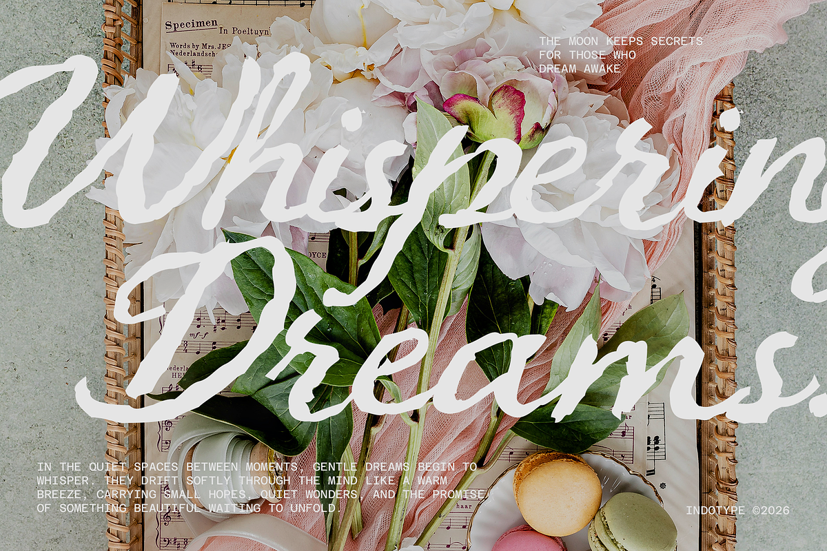 Krazio - Vintage Rough Script, a Script Font by Indotype Foundry (Photo 7 of 8)