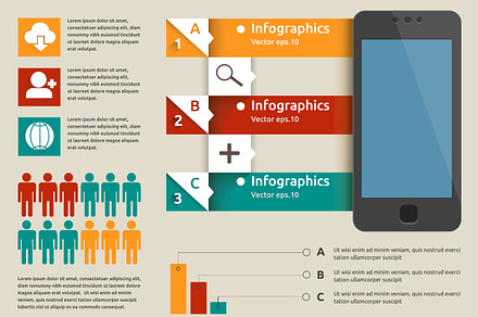 Mobile labels infographic