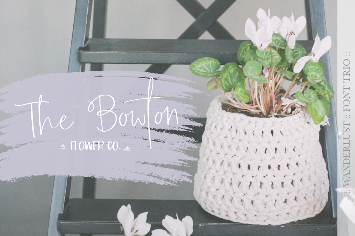 Wanderlust Font Trio preview 3