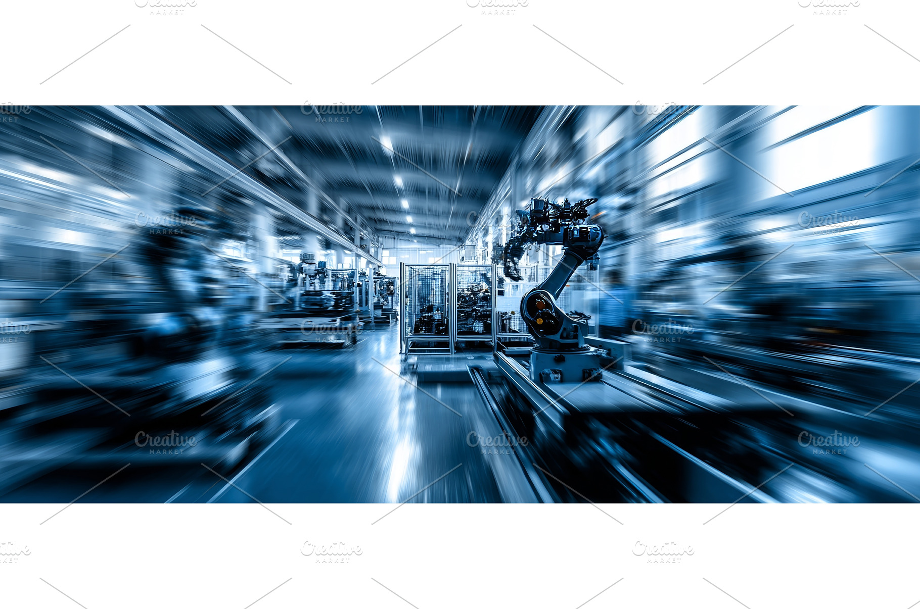 Cobots are being utilized to assist, an Industrial Photo by ZinetroN
