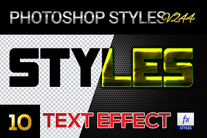 10 Creative Photoshop Styles V244