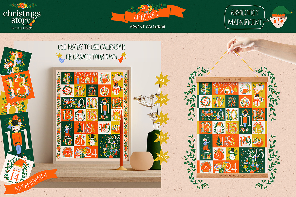 Christmas Story Collection, an Animal Illustration by Julia Dreams (Photo 4 of 9)