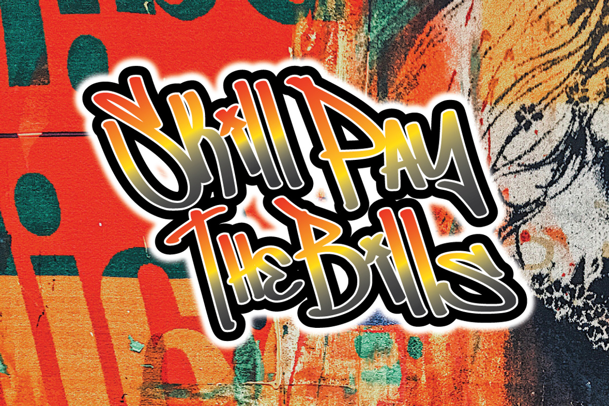 Rainy City - Graffiti Font, a Handwritten Font by tebaltipislab (Photo 2 of 9)