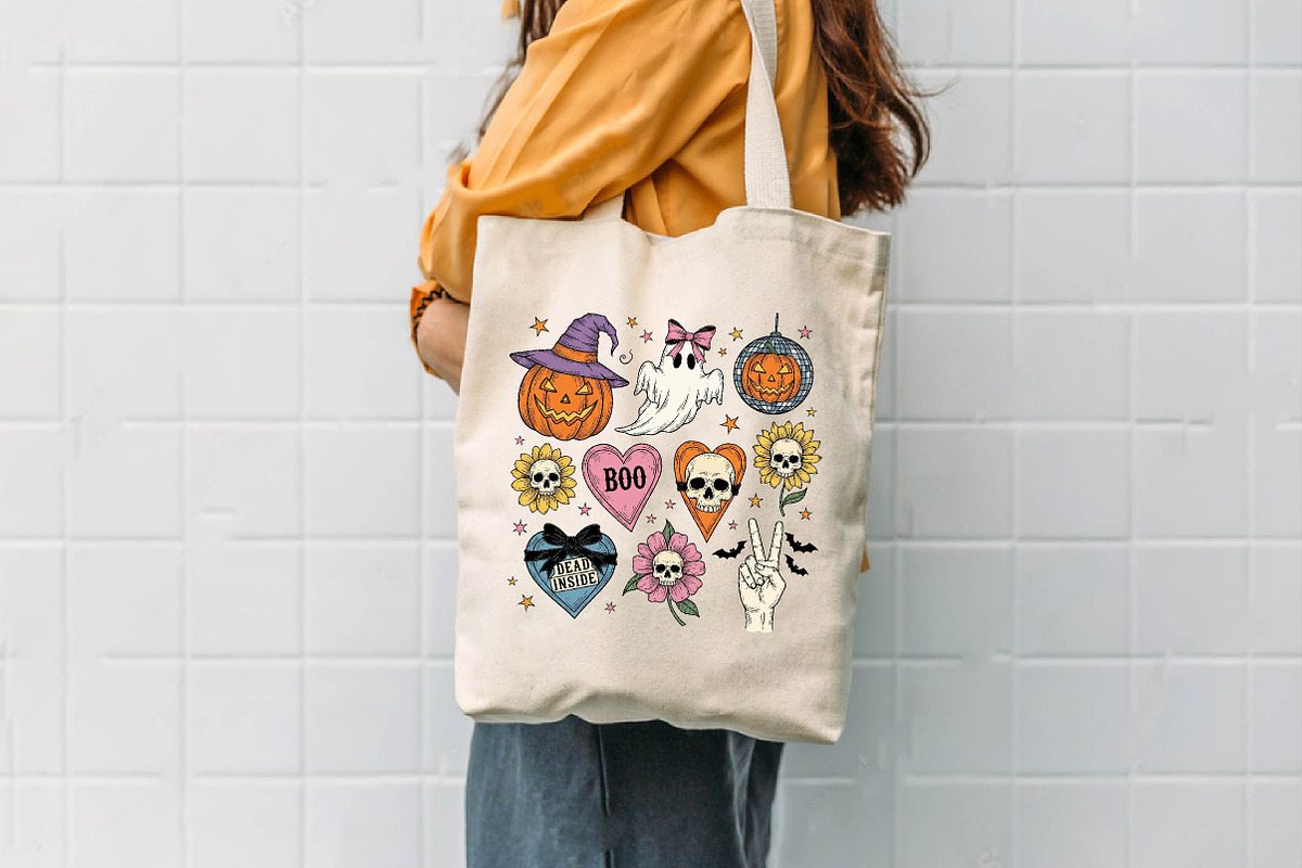 Retro Halloween PNG Sublimation, an Illustration by Dream Creation (Photo 4 of 5)