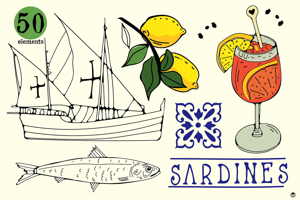 Sardines, a Food Illustration by Olillia (Photo 3 of 6)