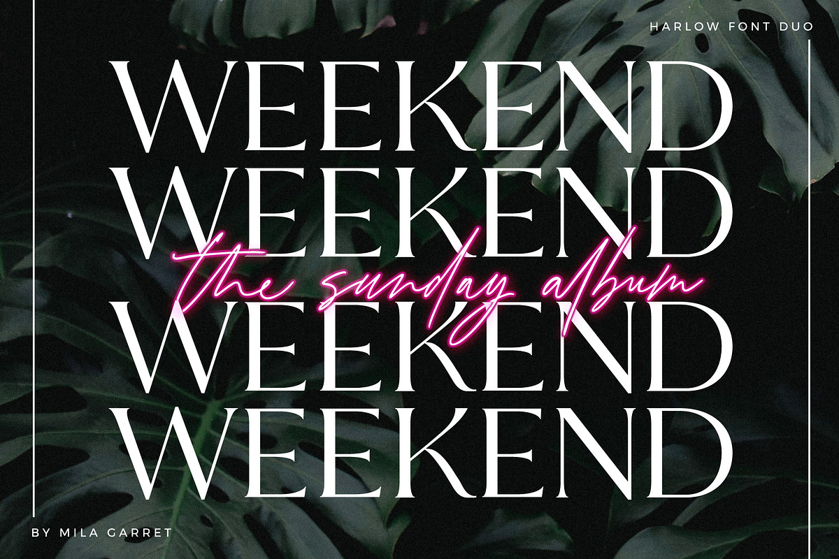Harlow Serif Script Modern Font Duo, a Serif Font by Mila Garret (Photo 12 of 16)