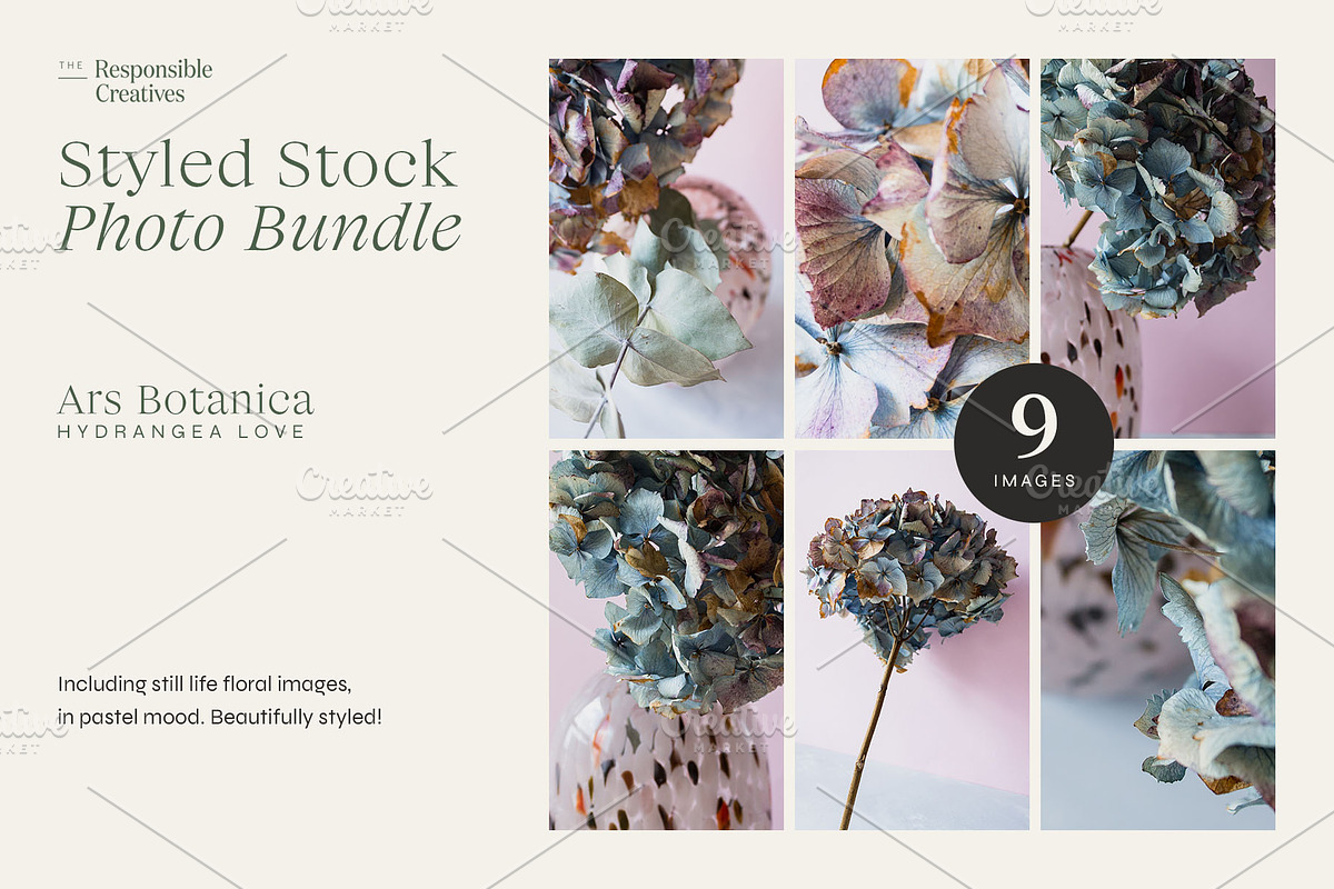 Hydrangea Love | Styled Photo Bundle, a Nature Photo by The Responsible Creatives (Photo 1 of 6)