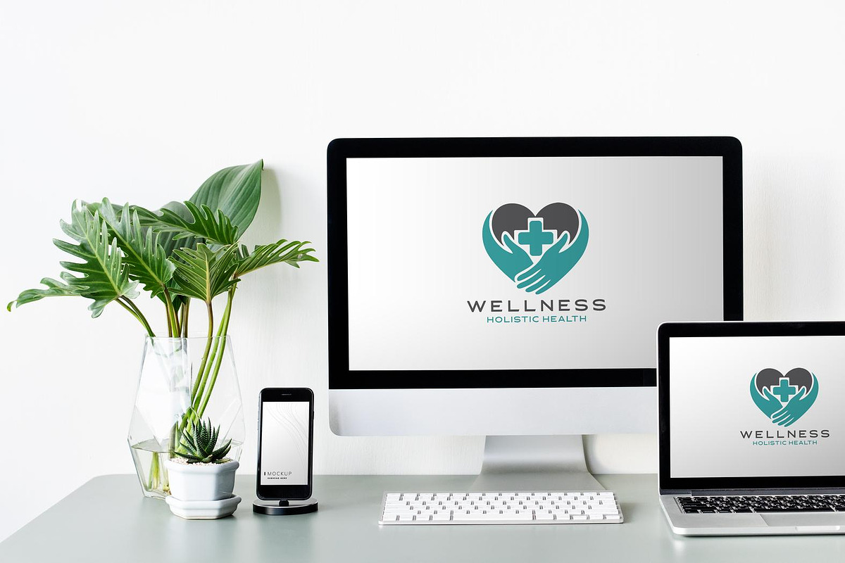 Custom Wellness Logo Design, a Branding & Logo Template by YUDesignStore (Photo 5 of 12)