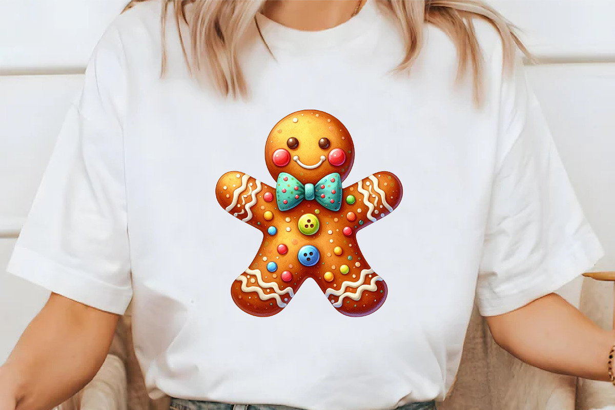 Watercolor Gingerbread Clipart, an Illustration by Libby Wishes (Photo 3 of 7)