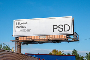Outdoor Billboard Mockup PSD, an Advertising Mockup by Area Mockups