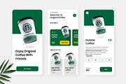 My Coffee - Coffee Shop Mobile App, an UI Kit Template by Panen Creative (Thumbnail 2 of 3)