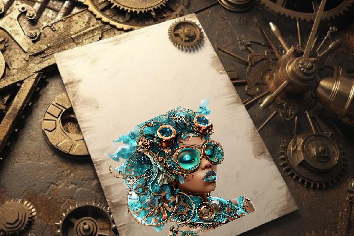 UNDERWATER STEAMPUNK CLIPART, a Person Illustration by Daring Digies (Photo 6 of 8)