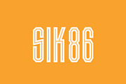 Sik86, a Font by Alt Foundry (Thumbnail 1 of 2)