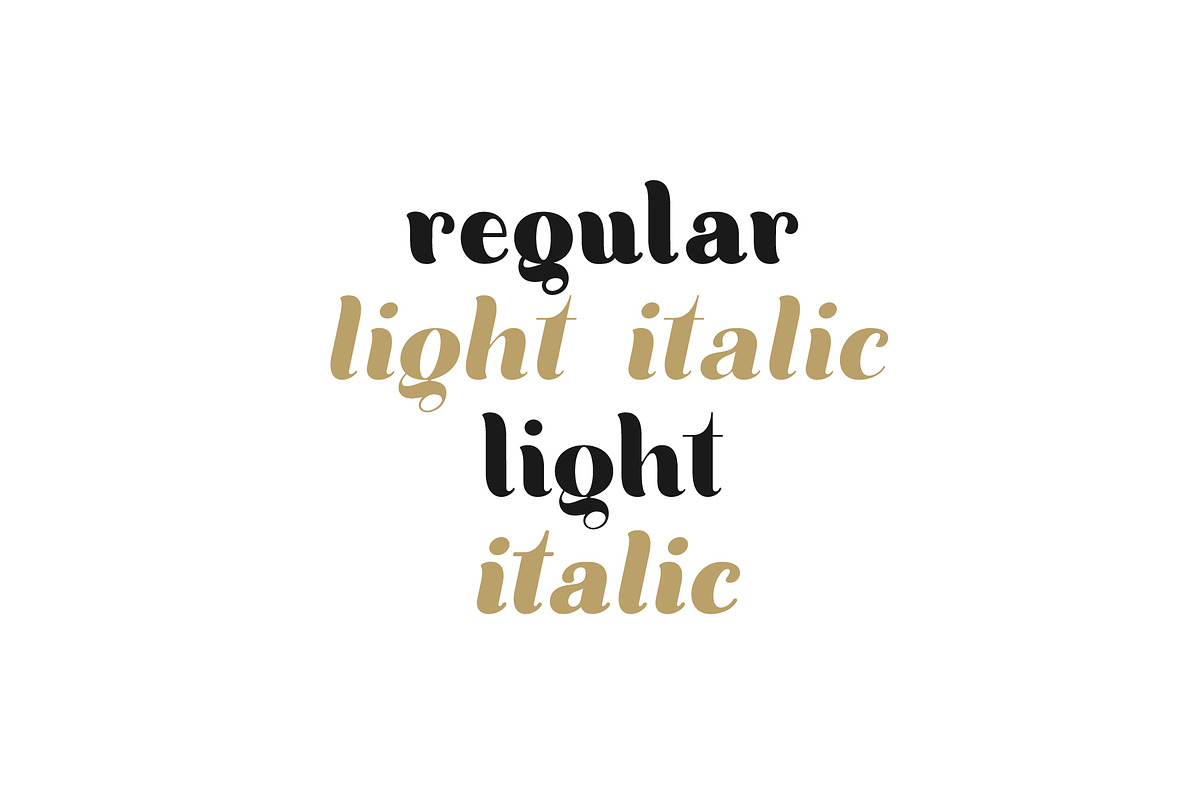 Gabrielle. Sans serif family preview 5