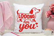 Valentine Dachshund Dog PNG, an Illustration by DreamPrint404 (Thumbnail 7 of 8)