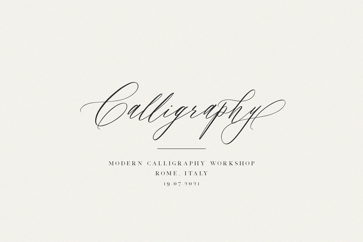 Saint Viet | Calligraphy Font, a Script Font by Calamar Studio (Photo 10 of 29)