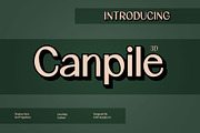 Canpile 3D, a Sans Serif Font by Craft Supply Co. (Thumbnail 1 of 8)