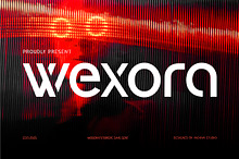Wexora Futuristic Sans Serif Font