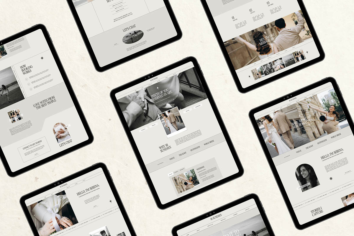Wix Website Template Photography, a Wix Template by Branding Babe Co. (Photo 4 of 10)