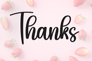 Strawberry | Script Font, a Handwritten Font by Scratchones (Thumbnail 9 of 9)