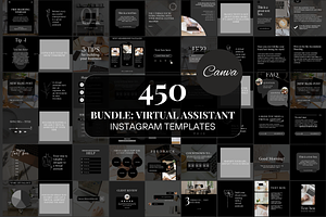 Virtual Assitant Instagram Templates