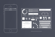 Wireframe & UI Elements, a Wireframe Template by Sunbzy (Thumbnail 3 of 3)
