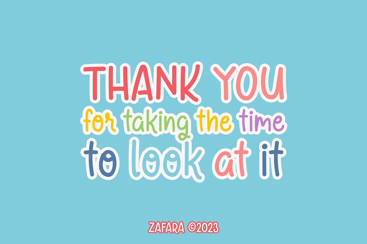 Sprightly - A Handlettered Fonts, a Handwritten Font by Zafara Studios (Photo 6 of 6)