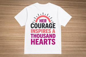 Breast cancer awareness T-shirt