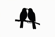 Bird Silhouette design bundle, an Illustration by Designs_River (Thumbnail 6 of 13)