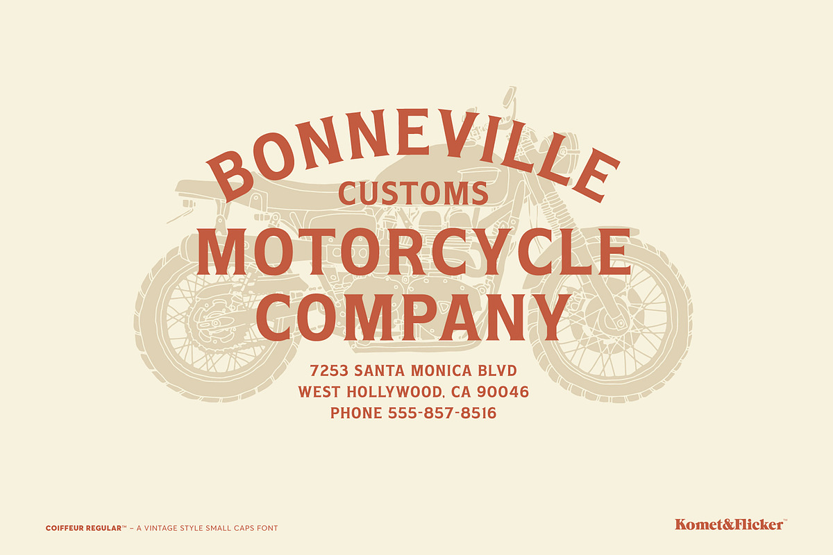 The Vintage Style Three Font Bundle, a Serif Font by Komet & Flicker (Photo 2 of 15)