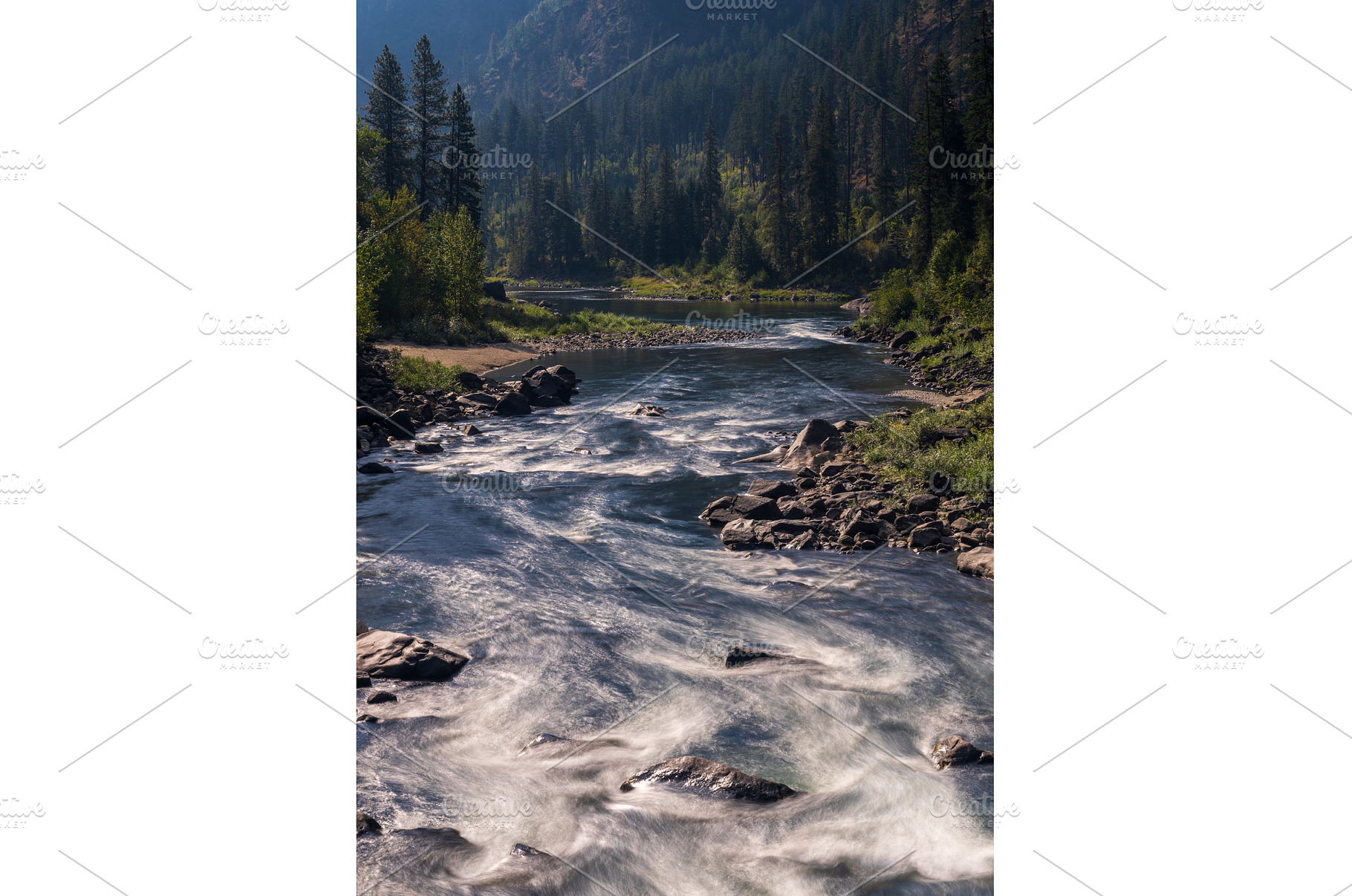 View from Tumwater Canyon pipeline, a Nature Photo by Backyard Stock