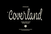 ED Coverland - Classic Script Font, a Script Font by Emyself Design (Thumbnail 1 of 12)
