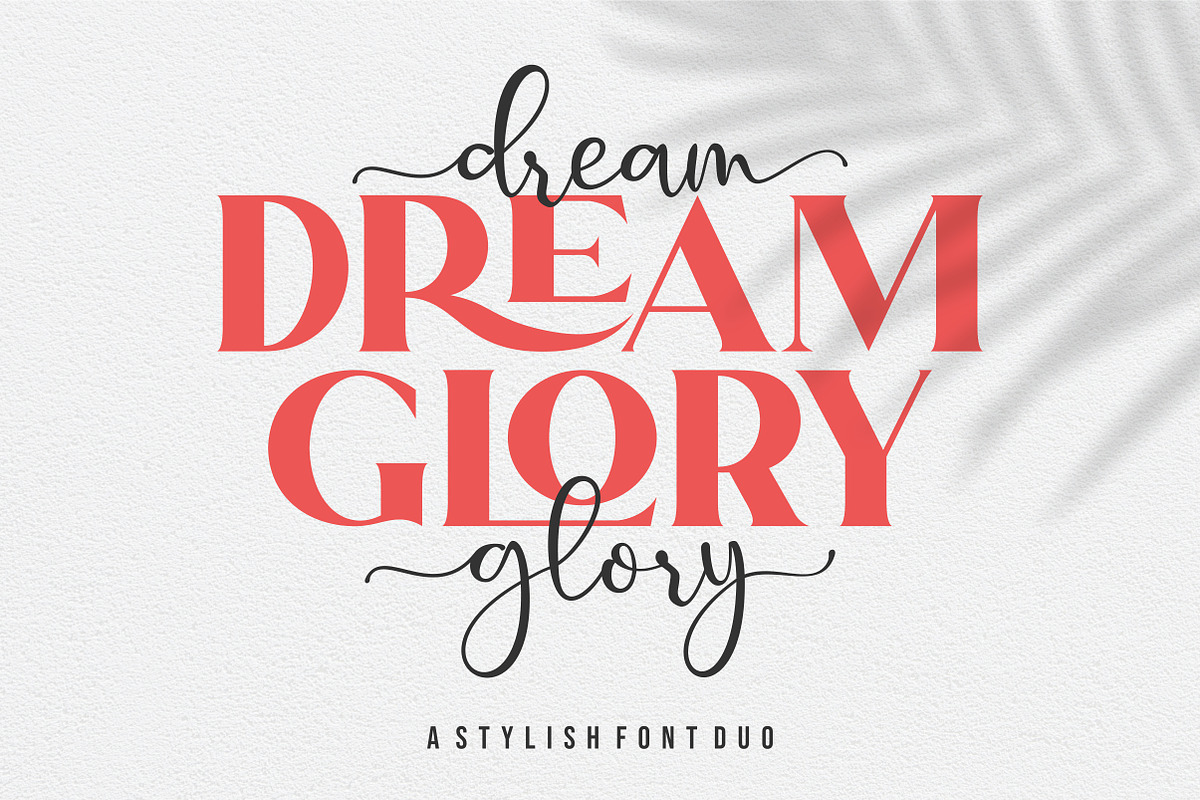 Dream Glory | A Stylish Font Duo, a Serif Font by ErgibiStudio (Photo 1 of 10)