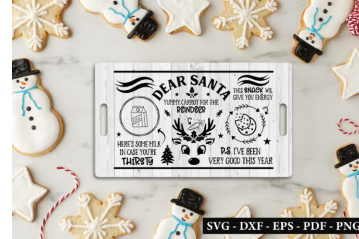 Christmas Santa Tray SVG Bundle, an Object Graphic by BeeCraftR (Photo 5 of 11)