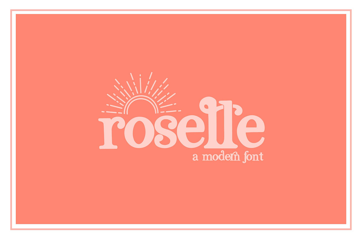roselle, a Serif Font by OnTheSpotStudio (Photo 1 of 5)