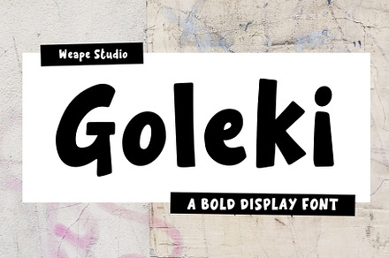Goleki - Display Font