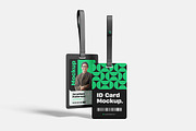 ID Card Mockup, a Product Mockup by bimockup (Thumbnail 5 of 6)