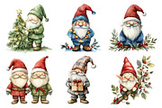 Gnome for the Holidays Set Clipart, an Illustration by Daily.Designs (Thumbnail 5 of 5)