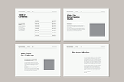 Brand Guidelines template Minimal, a Presentation Template by GAZINEOGRAPHIC (Thumbnail 3 of 4)